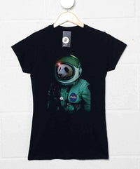Thumbnail for Space Panda Womens Fitted T-Shirt 8Ball