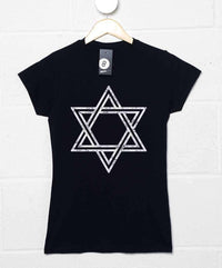 Thumbnail for Star Of David Womens T-Shirt As Worn By Siouxsie Sioux 8Ball