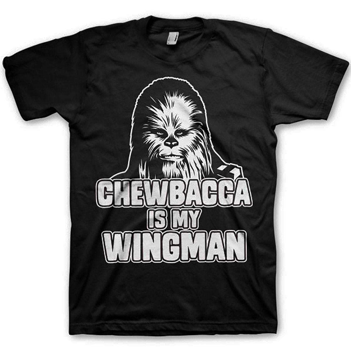 Star Wars Chewbacca Is My Wingman Mens T-Shirt 8Ball