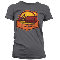 Thumbnail for Star Wars Episode 7 The Force Awakens Reys Speeder Womens Style T-Shirt 8Ball