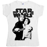 Thumbnail for Star Wars Luke And Leia T-Shirt for Women 8Ball