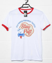 Thumbnail for Stay Puft Marshmallows Ringer Mens T-Shirt 8Ball