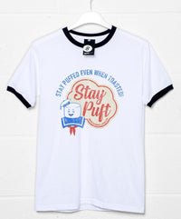 Thumbnail for Stay Puft Marshmallows Ringer Mens T-Shirt 8Ball