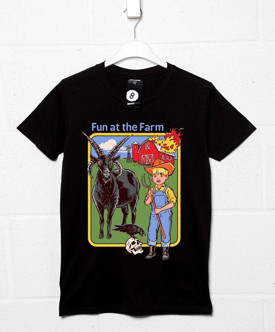Steven Rhodes Fun at the Farm Unisex T-Shirt 8Ball