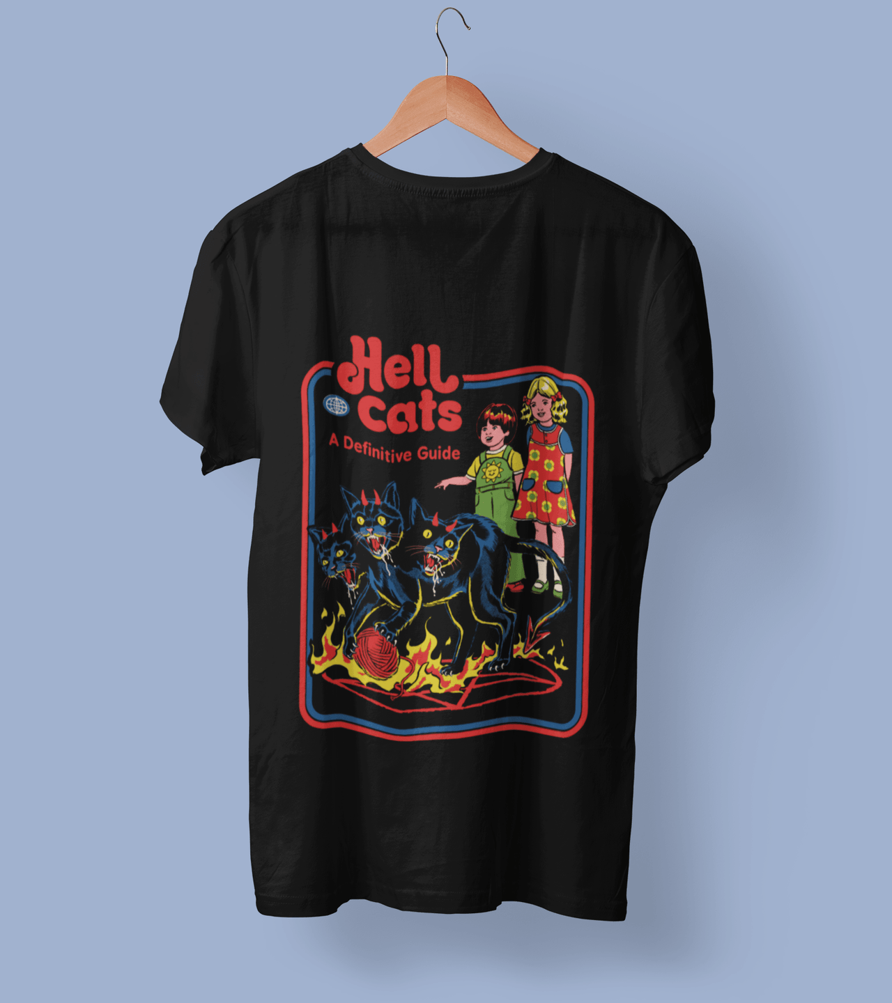 Steven Rhodes Hell Cat T-Shirt For Men 8Ball