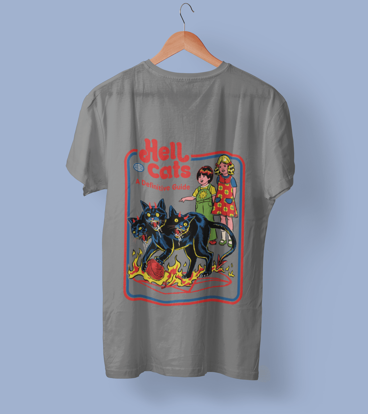 Steven Rhodes Hell Cat T-Shirt For Men 8Ball