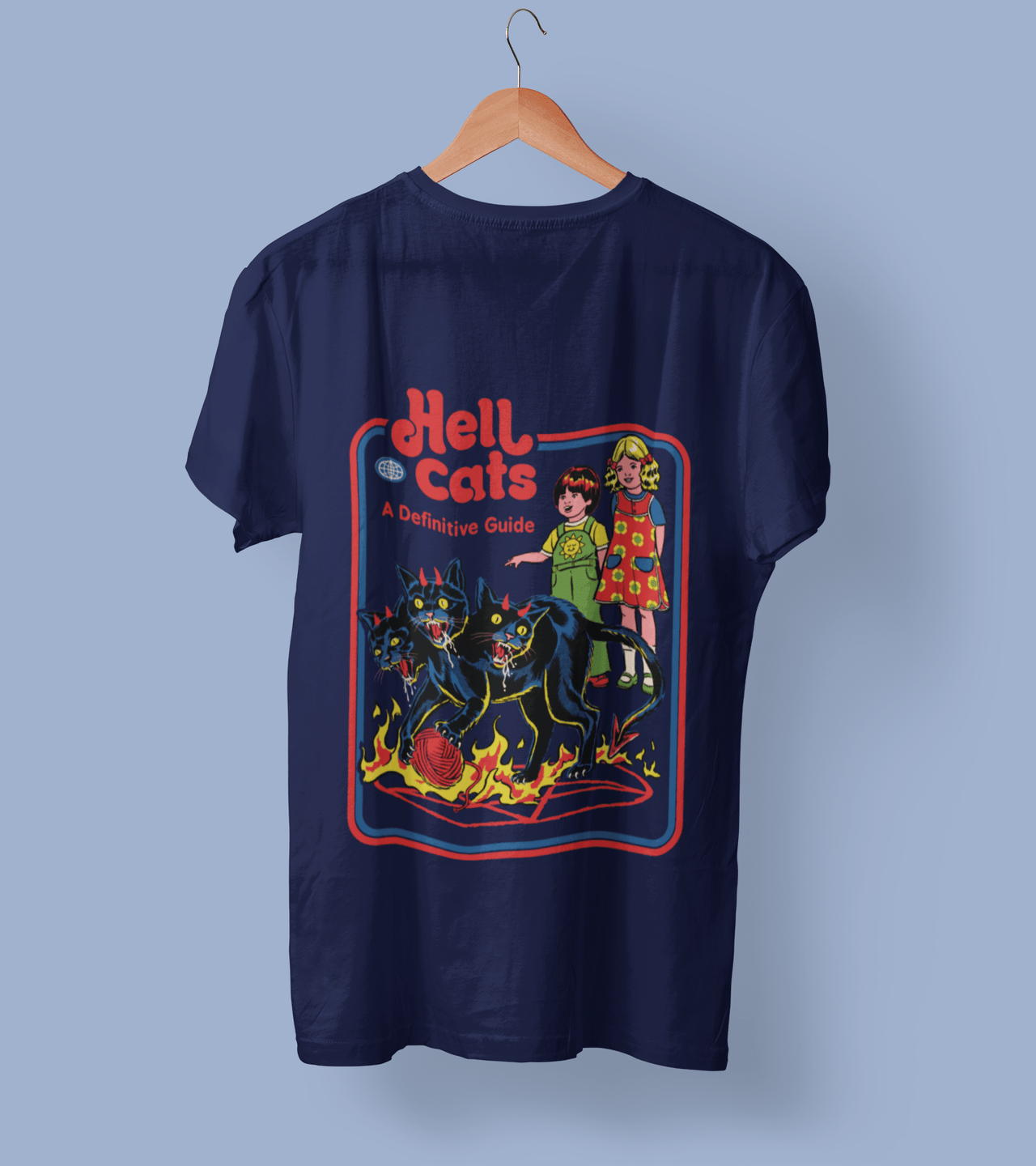 Steven Rhodes Hell Cat T-Shirt For Men 8Ball