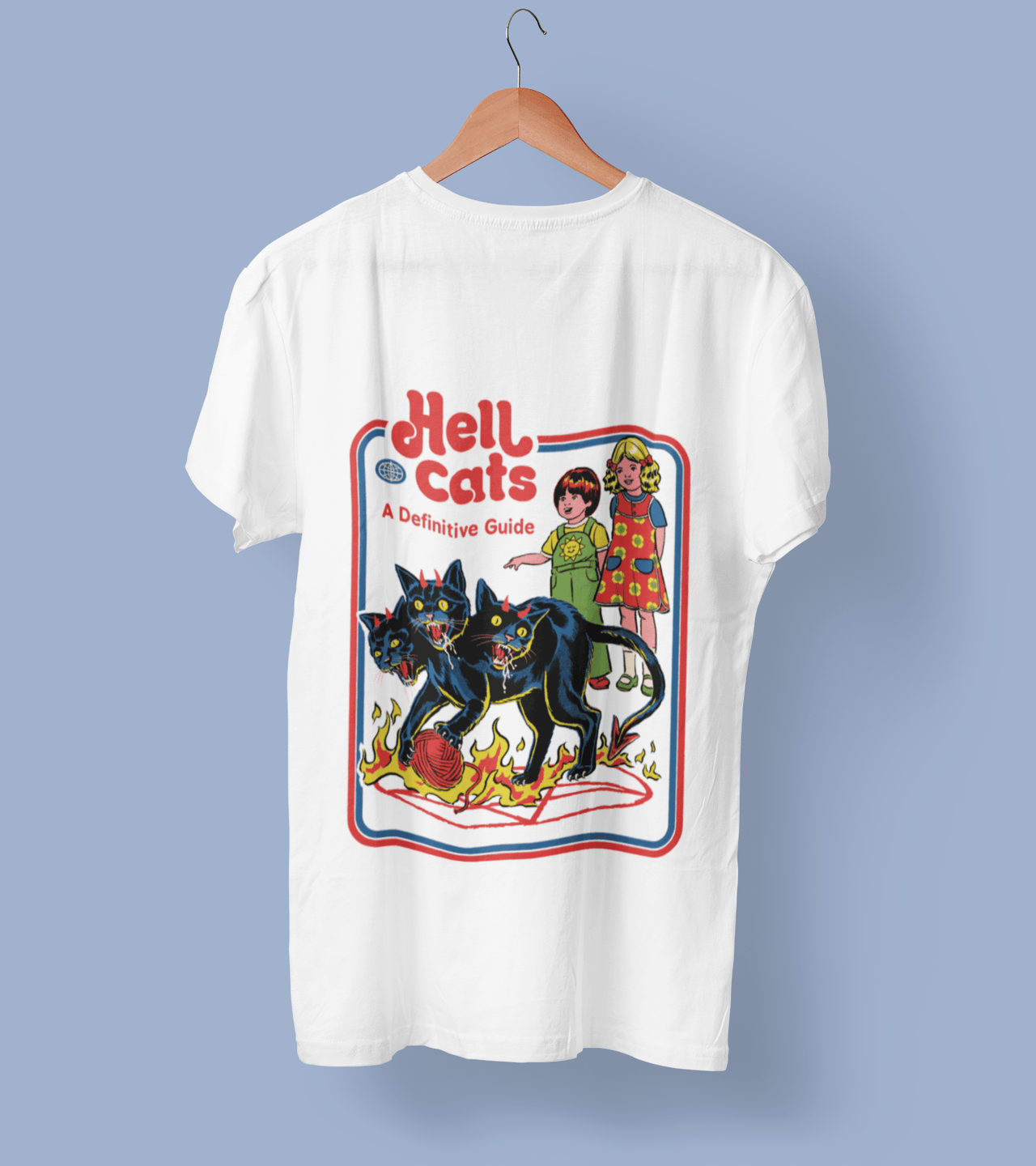 Steven Rhodes Hell Cat T-Shirt For Men 8Ball