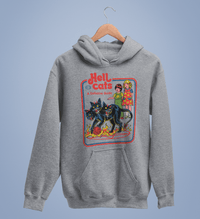 Thumbnail for Steven Rhodes Hell Cats Back Printed Hoodie For Men and Women 8Ball