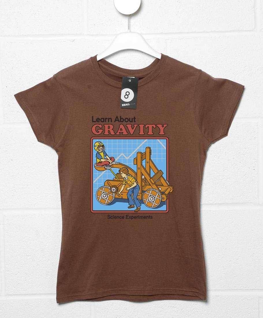 Steven Rhodes Learn About Gravity Womens T-Shirt 8Ball