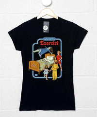 Thumbnail for Steven Rhodes Let's Call the Exorcist Fitted Womens T-Shirt 8Ball