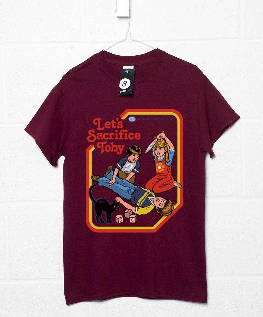 Steven Rhodes Let's Sacrifice Toby Mens Graphic T-Shirt 8Ball