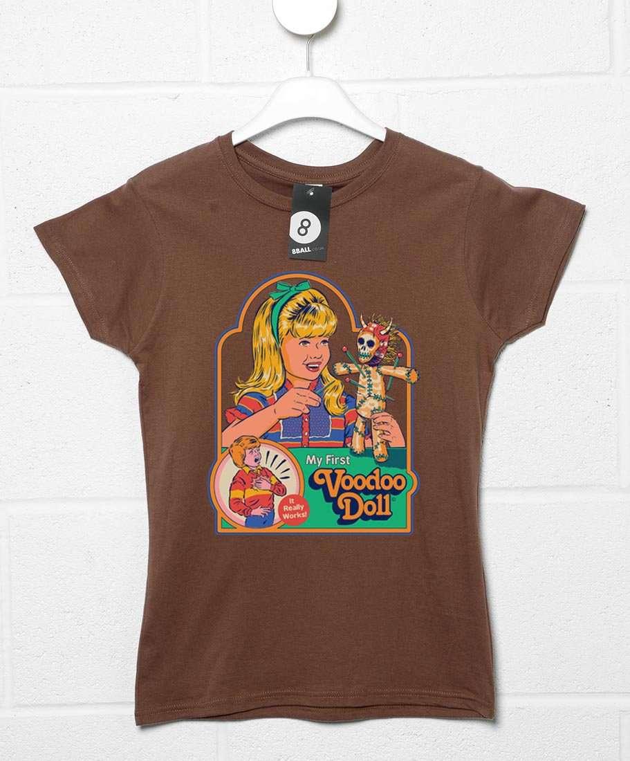 Steven Rhodes My First Voodoo Doll Womens T-Shirt 8Ball