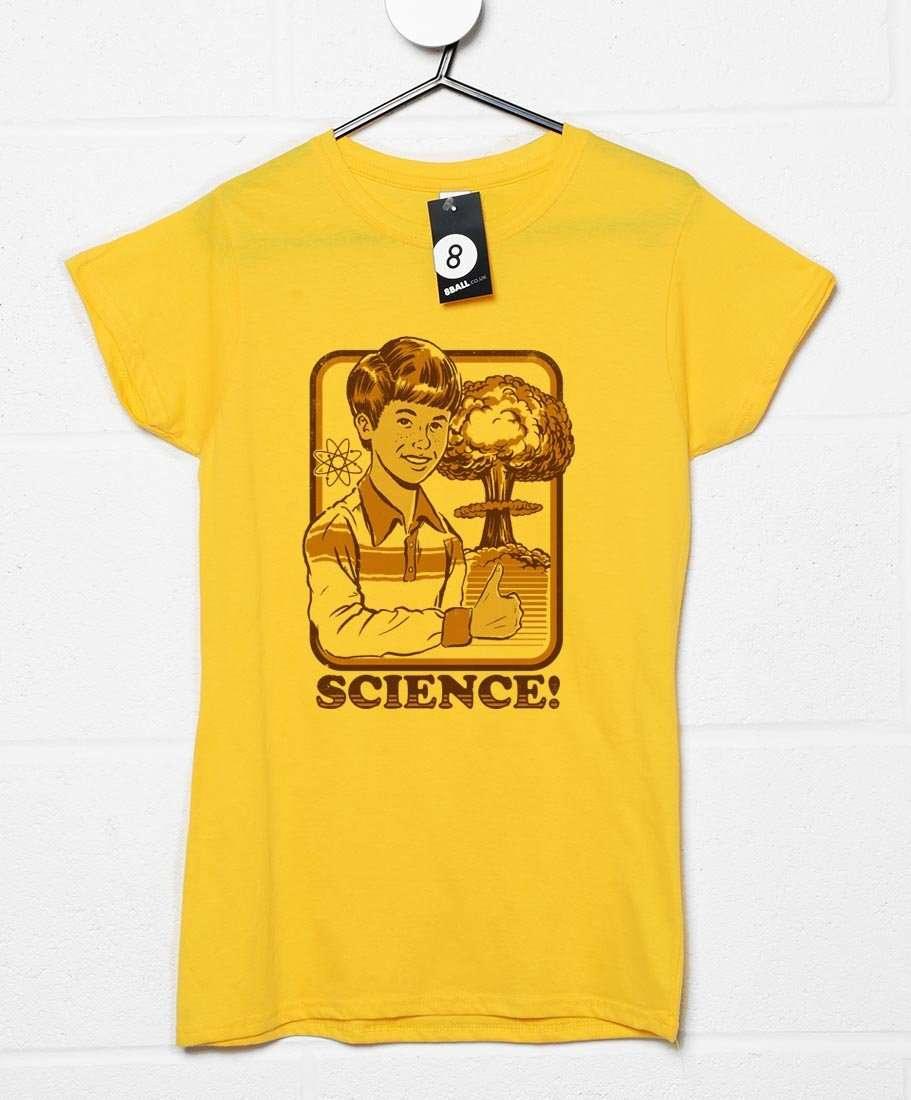 Steven Rhodes Retro Science Womens T-Shirt 8Ball
