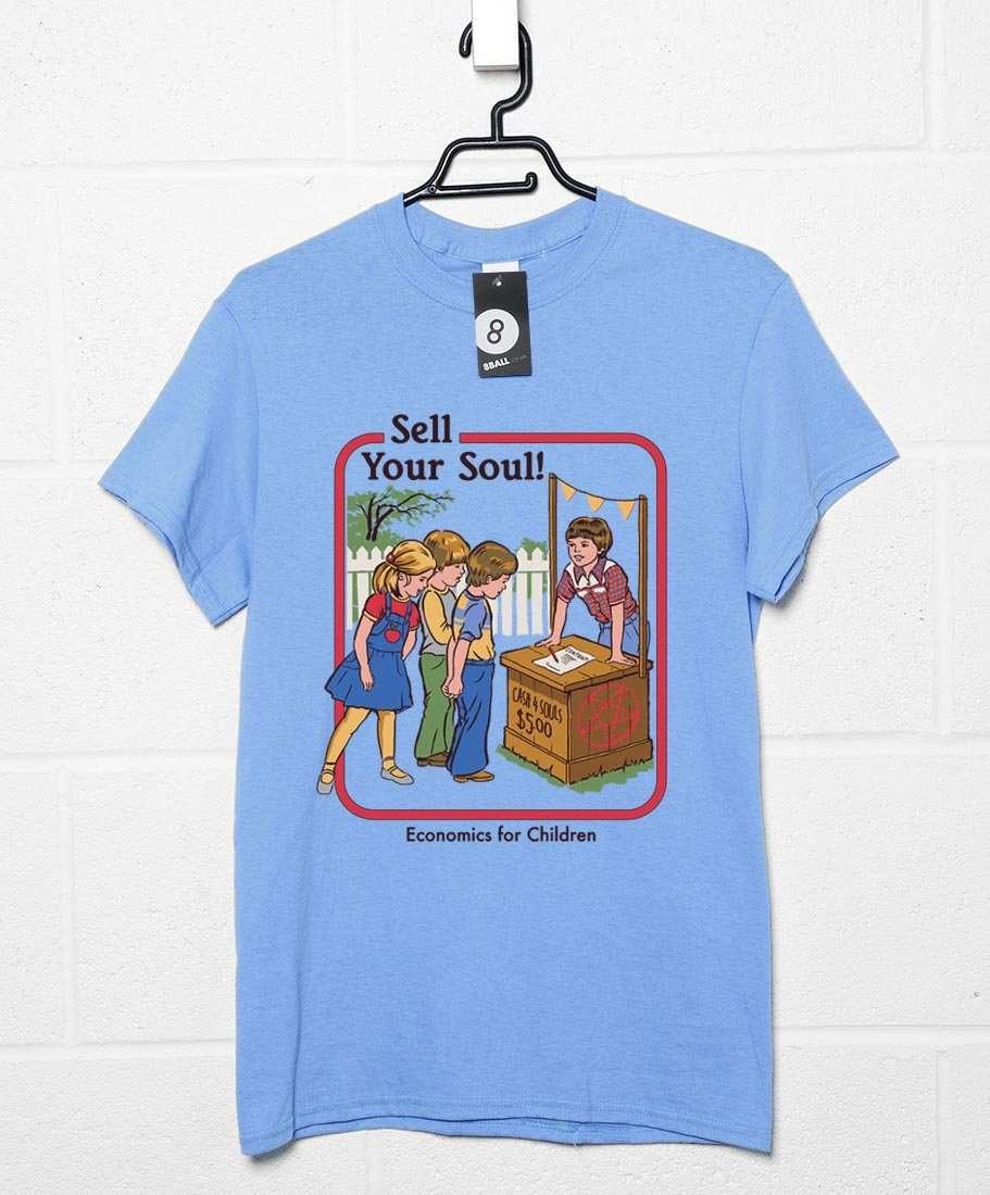 Steven Rhodes Sell Your Soul Mens Graphic T-Shirt 8Ball