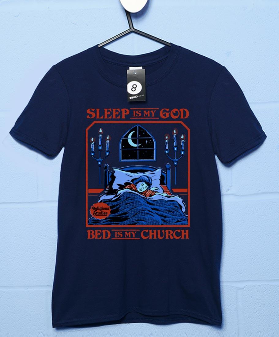 Steven Rhodes Sleep Is My God Graphic T-Shirt For Men 8Ball