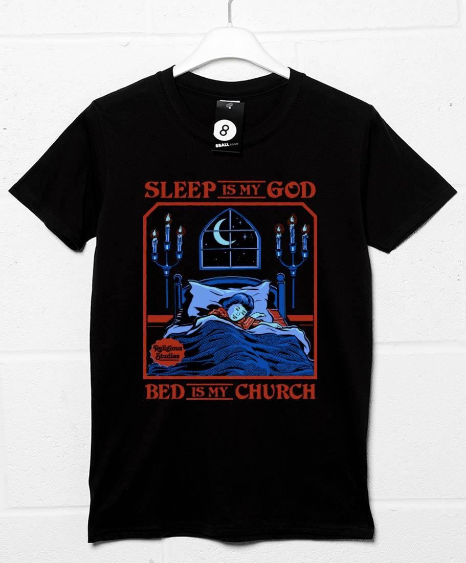 Steven Rhodes Sleep Is My God Graphic T-Shirt For Men 8Ball