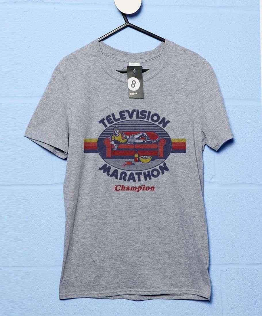 Steven Rhodes Television Marathon Champion Mens T-Shirt 8Ball