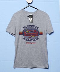Thumbnail for Steven Rhodes Television Marathon Champion Mens T-Shirt 8Ball