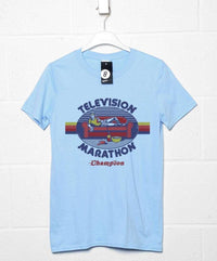 Thumbnail for Steven Rhodes Television Marathon Champion Mens T-Shirt 8Ball