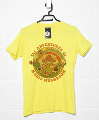 Thumbnail for Steven Rhodes The Adventures of Magic Mushroom Mens T-Shirt 8Ball