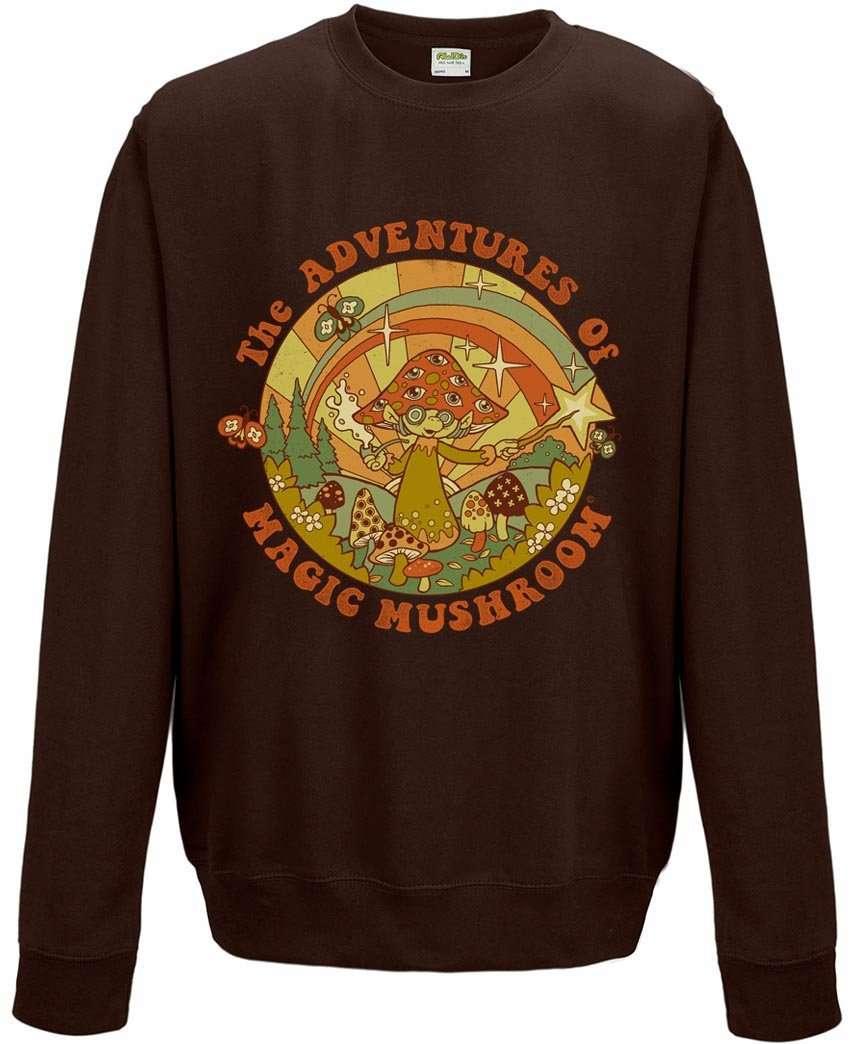Steven Rhodes The Adventures of Magic Mushroom Sweatshirt For Men and Women 8Ball