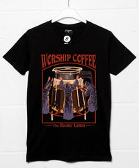 Thumbnail for Steven Rhodes Worship Coffee Mens T-Shirt 8Ball