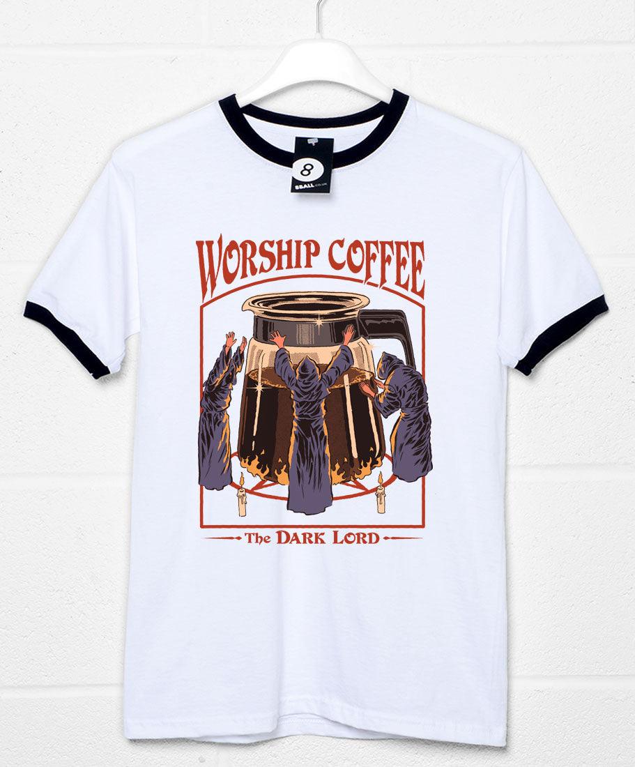 Steven Rhodes Worship Coffee Ringer Unisex T-Shirt For Men And Women 8Ball