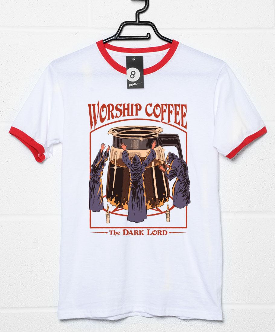 Steven Rhodes Worship Coffee Ringer Unisex T-Shirt For Men And Women 8Ball