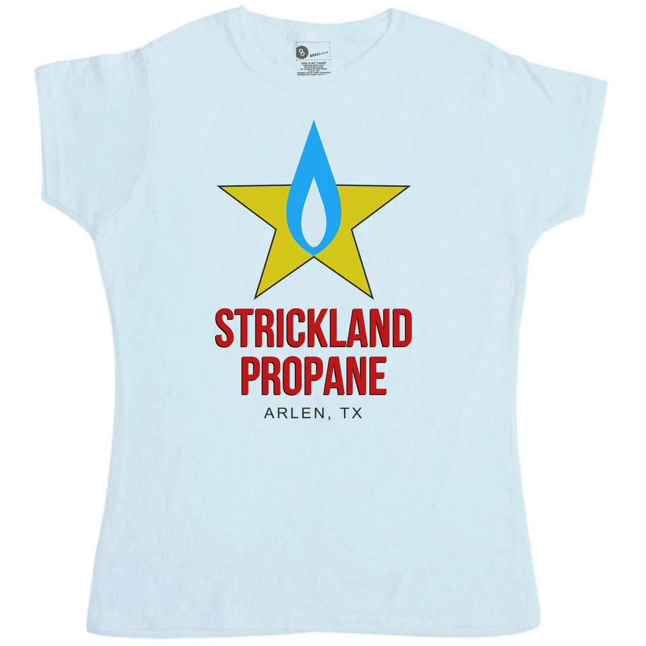 Strickland Propane Womens T-Shirt 8Ball