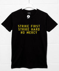 Thumbnail for Strike First Strike Hard No Mercy T-Shirt For Men 8Ball
