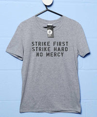 Thumbnail for Strike First Strike Hard No Mercy T-Shirt For Men 8Ball