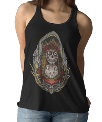 Thumbnail for Sugar Skull Tattoo Design Adult Womens Vest Top 8Ball