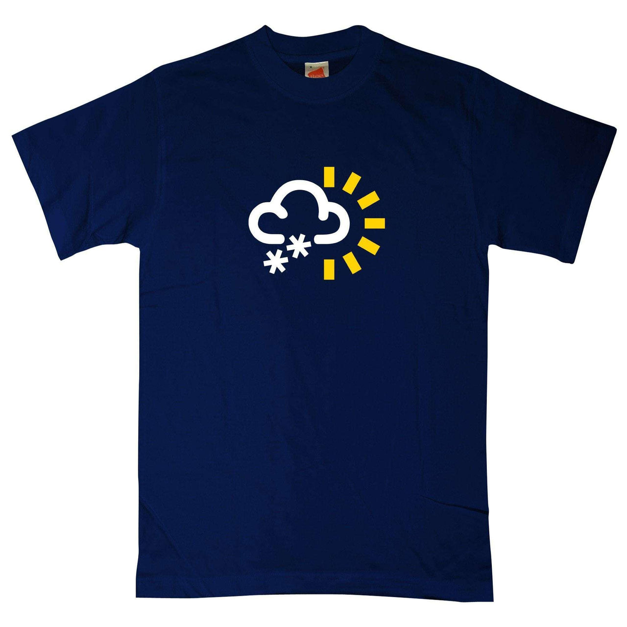 Sun And Snow Weather T-Shirt For Men 8Ball