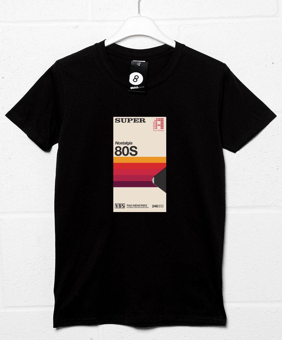 Super 80s Video Tape Graphic T-Shirt For Men 8Ball