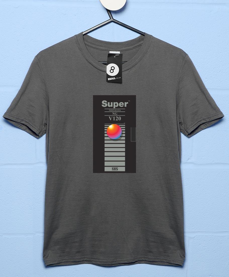 Super Video Tape T-Shirt For Men 8Ball