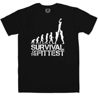 Thumbnail for Survival of the Fittest Rugby Evolution Unisex T-Shirt For Men And Women 8Ball