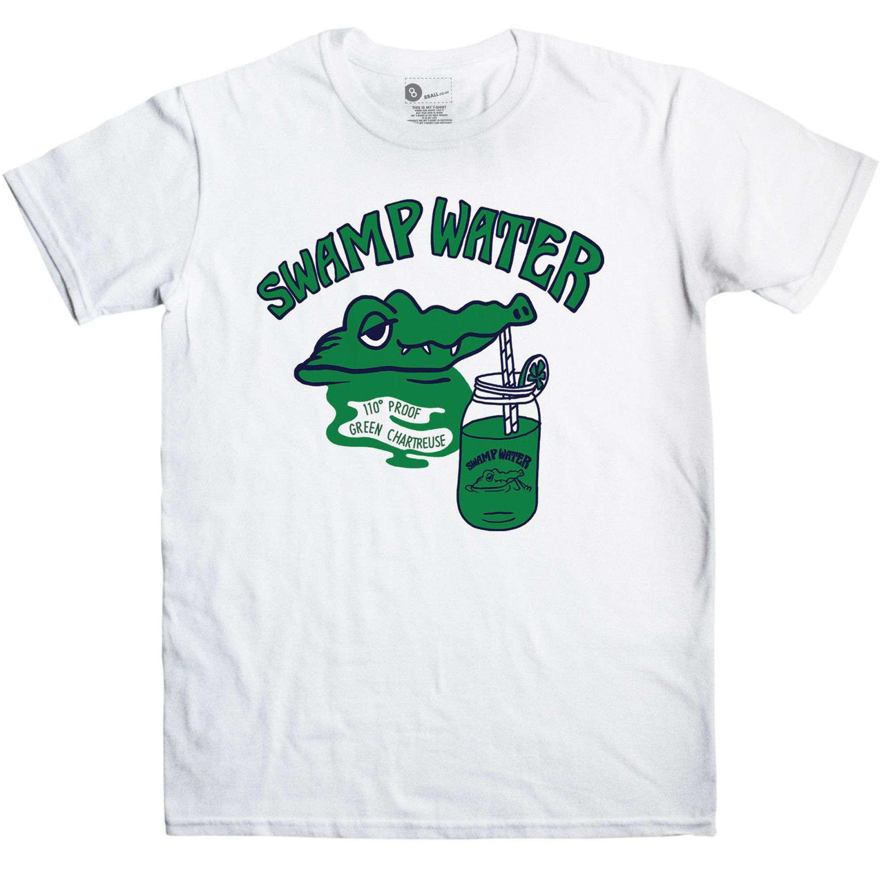 Swamp Water T-Shirt For Men As Worn By Joey Ramone 8Ball