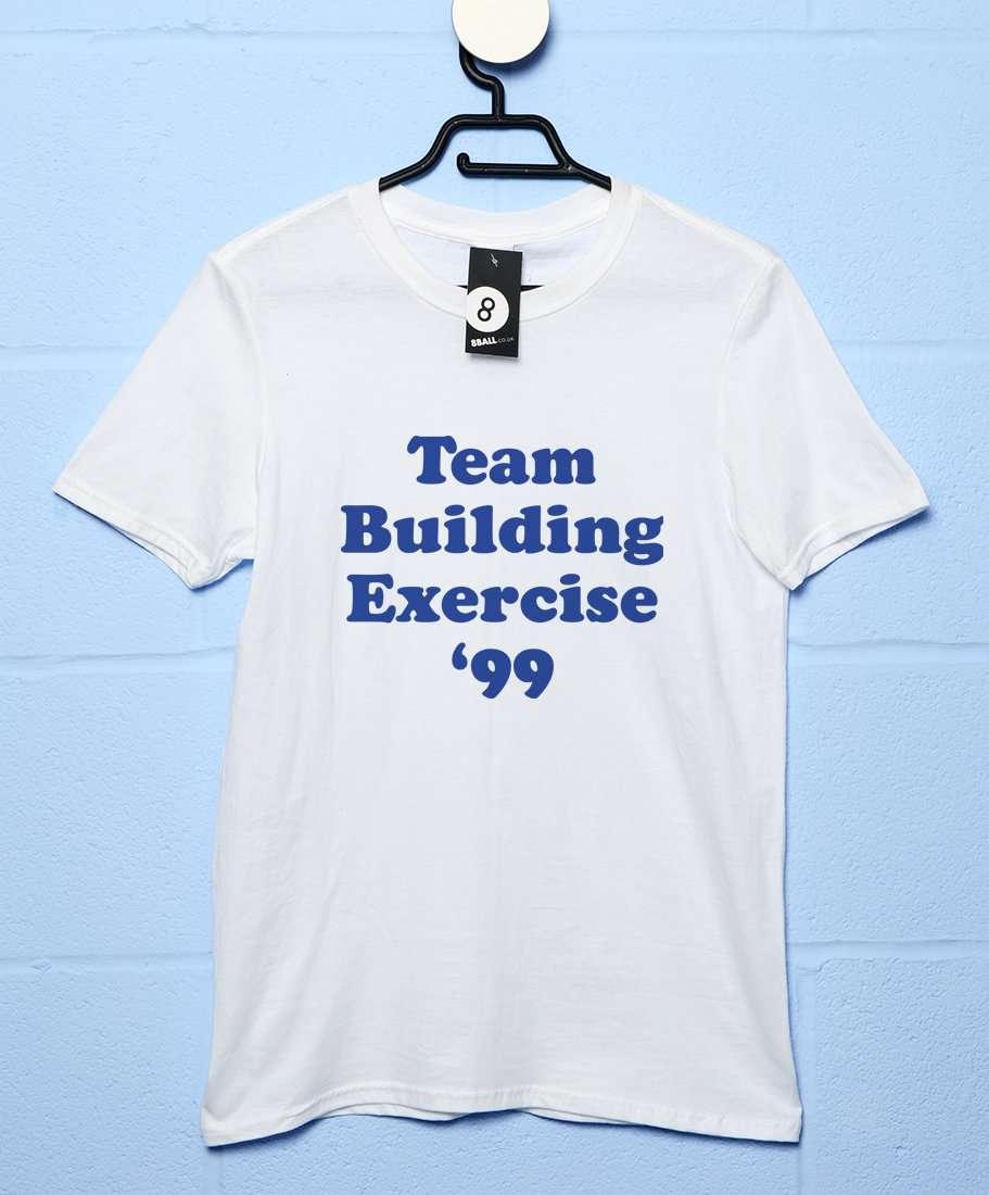 Team Building Exercise 99 Mens Graphic T-Shirt 8Ball