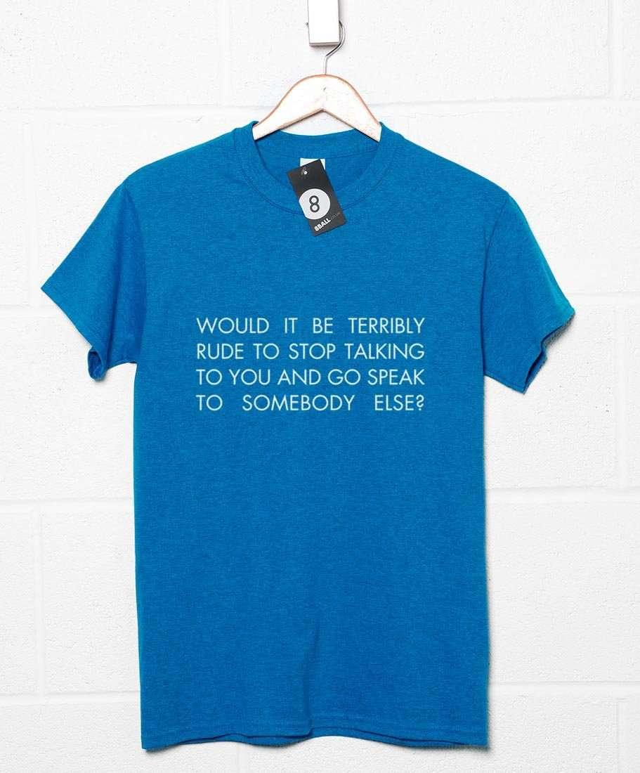 Terribly Rude Mens T-Shirt 8Ball