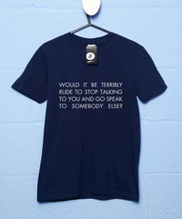 Thumbnail for Terribly Rude Mens T-Shirt 8Ball