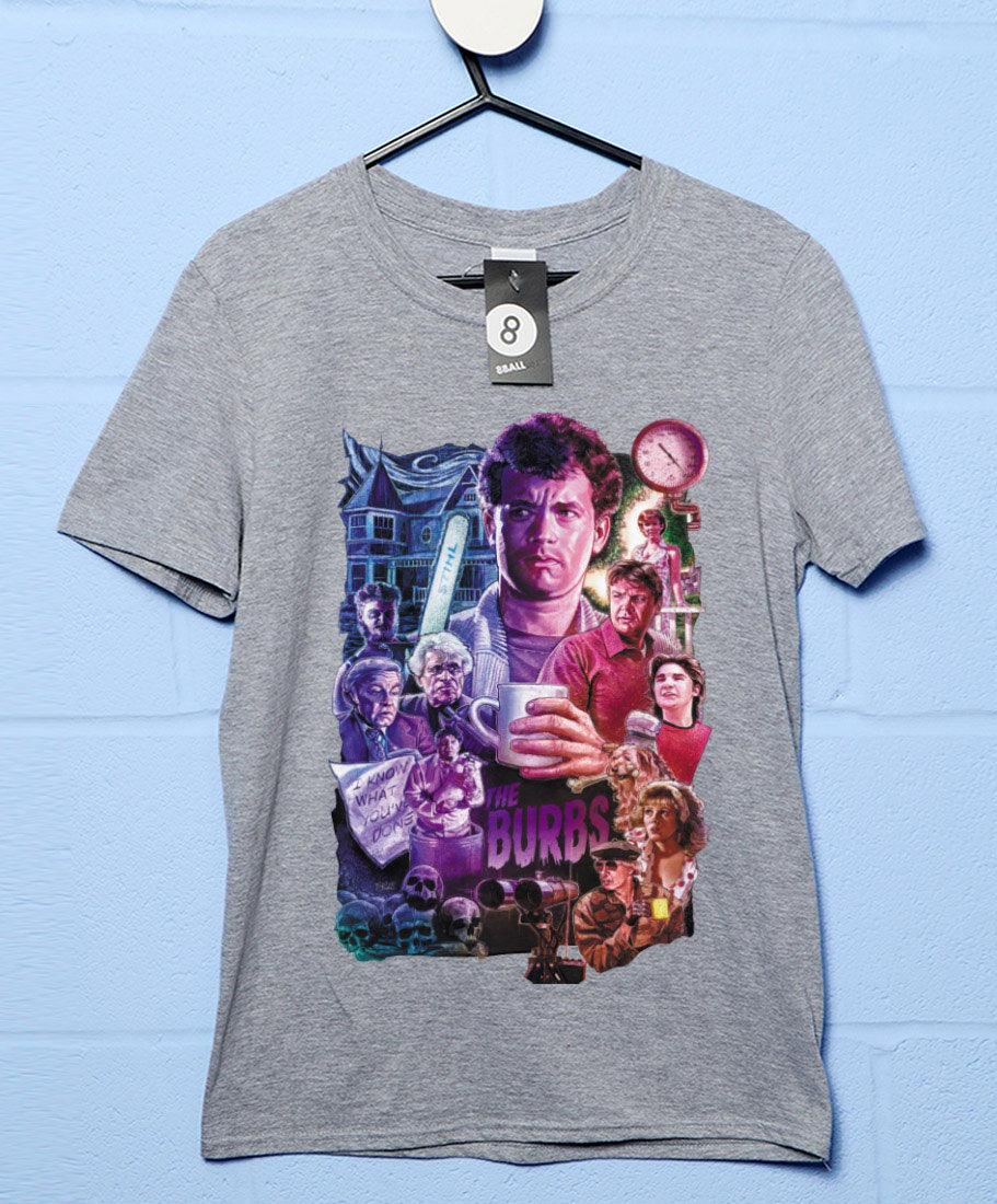 The 'Burbs Montage Mens T-Shirt 8Ball