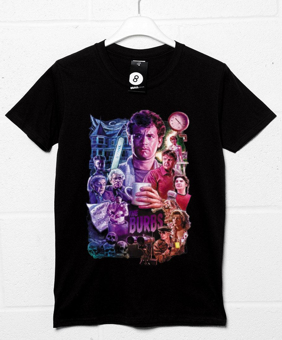 The 'Burbs Montage Mens T-Shirt 8Ball