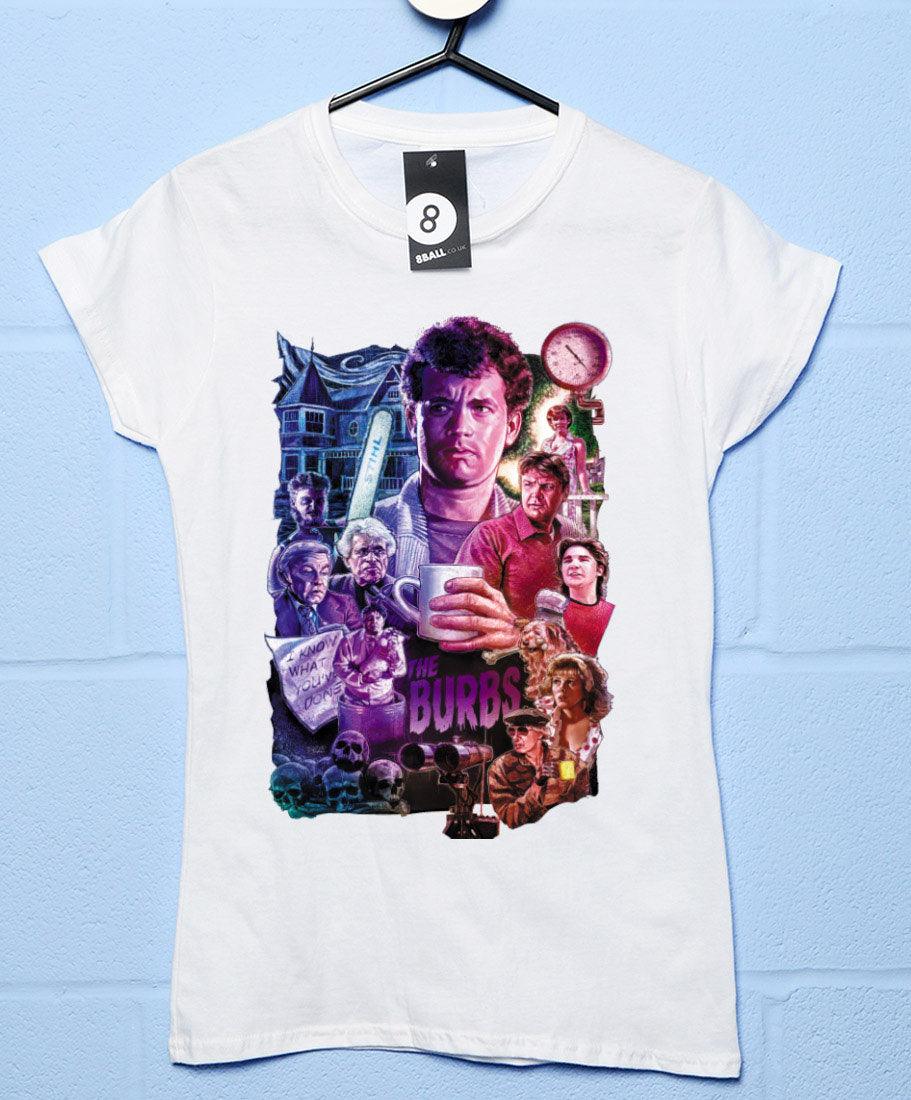 The 'Burbs Montage Womens Style T-Shirt 8Ball