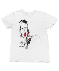 Thumbnail for The Clash Joe Strummer Illustration By Ray Lowry Graphic T-Shirt For Men 8Ball