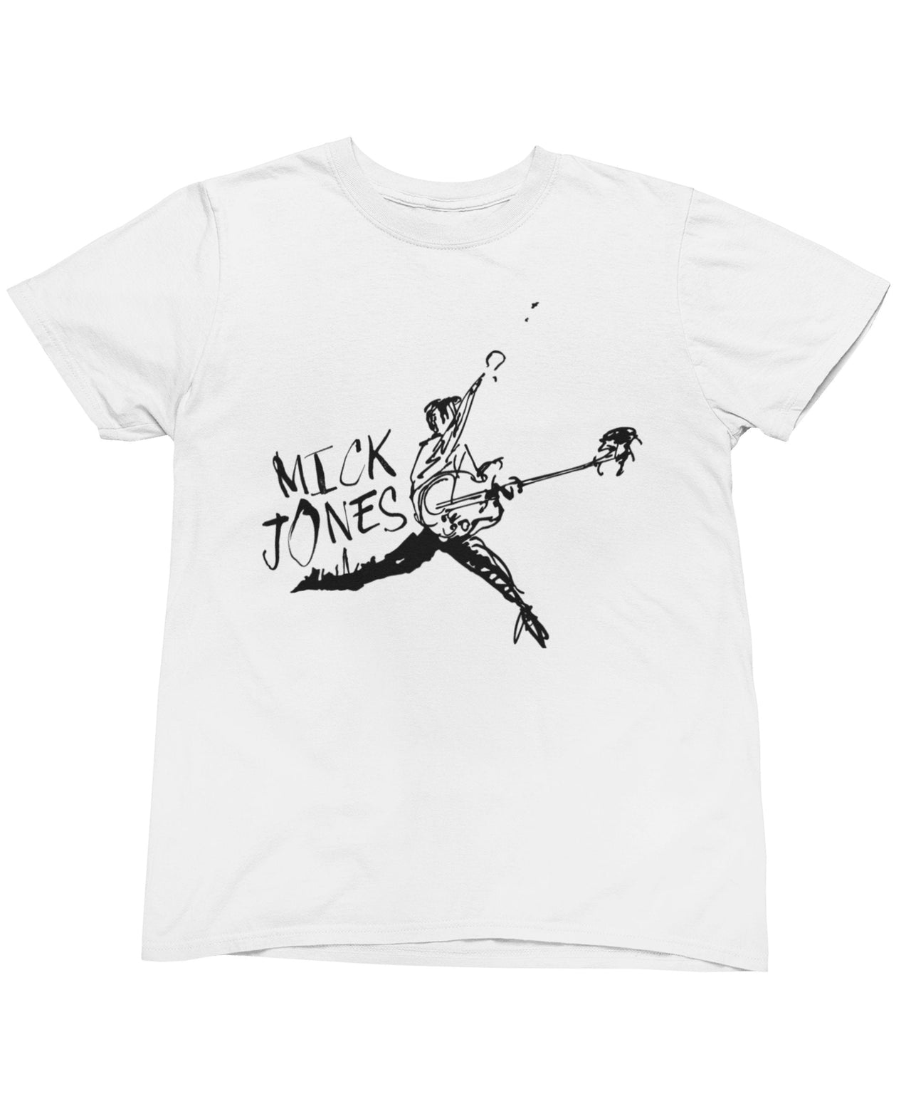 The Clash Mick Jones Leap Illustration Unisex T-Shirt 8Ball