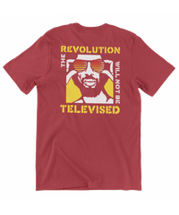 Thumbnail for The Revolution Will Not Be Televised Unisex Graphic T-Shirt For Men 8Ball