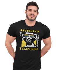 Thumbnail for The Revolution Will Not Be Televised Unisex Graphic T-Shirt For Men 8Ball