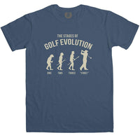 Thumbnail for The Stages of Golf Evolution Mens T-Shirt 8Ball