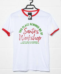 Thumbnail for This Place Reminds Me of Santa's Workshop Mens Graphic T-Shirt 8Ball